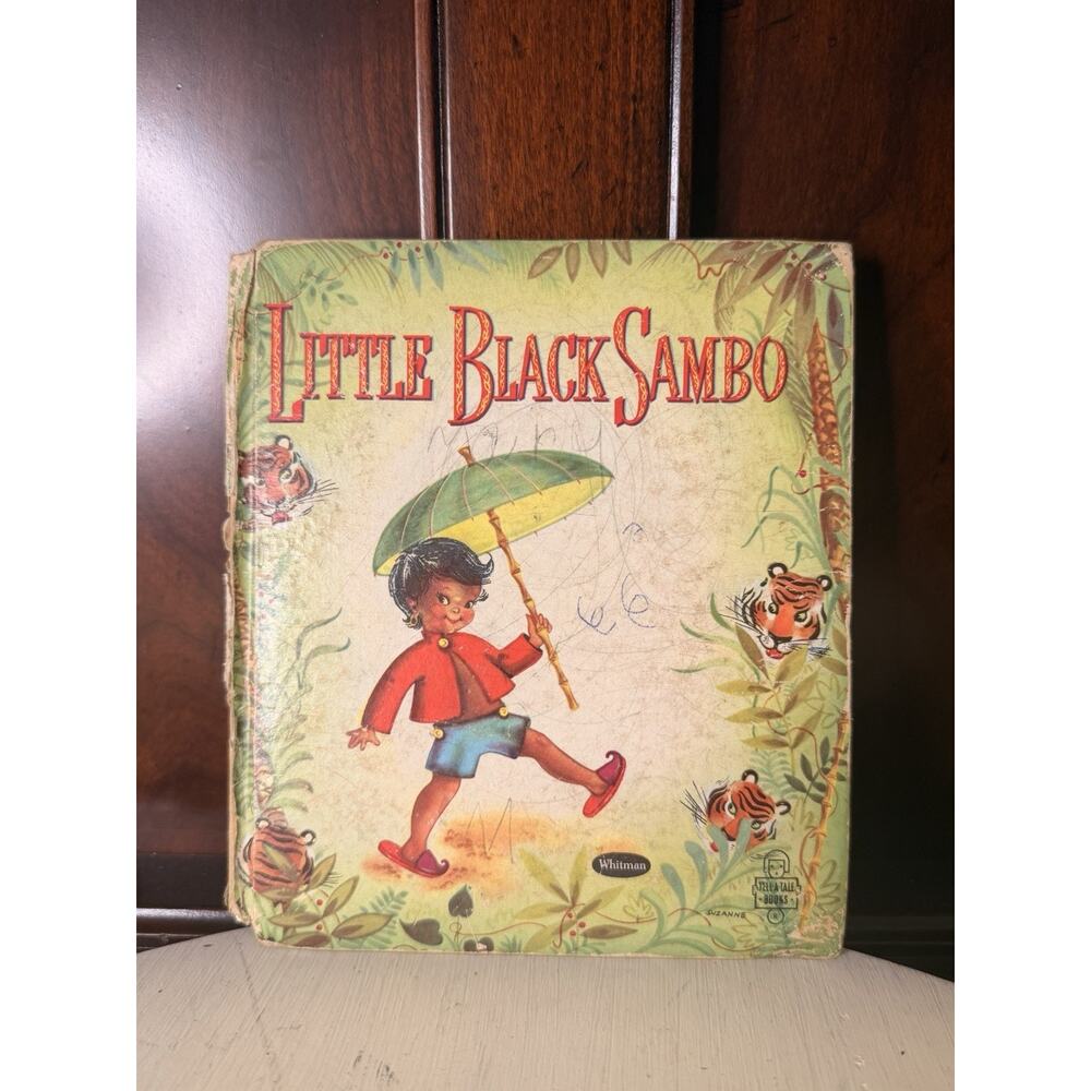 Little Black Sambo Vintage Children's Whitman 1950 Tell-A-Tale Book Hardback